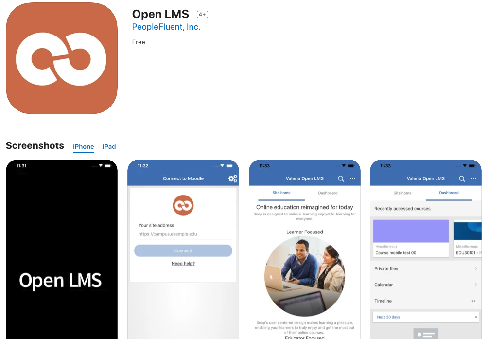 Open LMS Mobile App