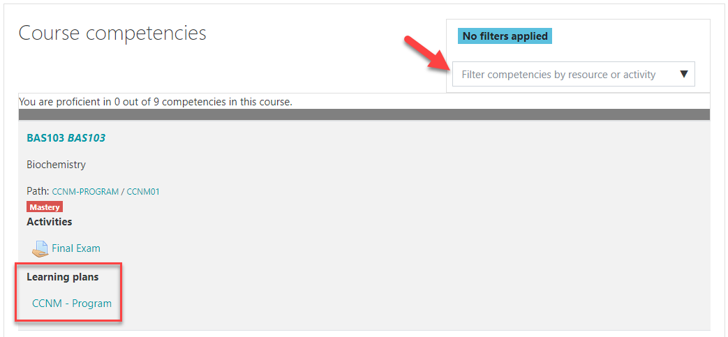 competency updates